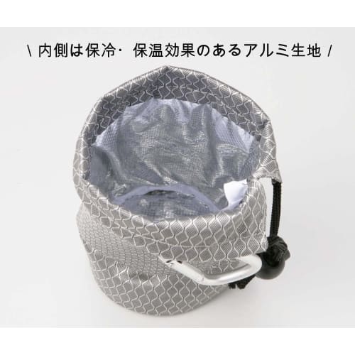 Torne PET Bottle Cover Holder Case, Insulates Cold and Hot Water for 500ml Bottles, Silver, 8 x 8 x 19cm, P-3574