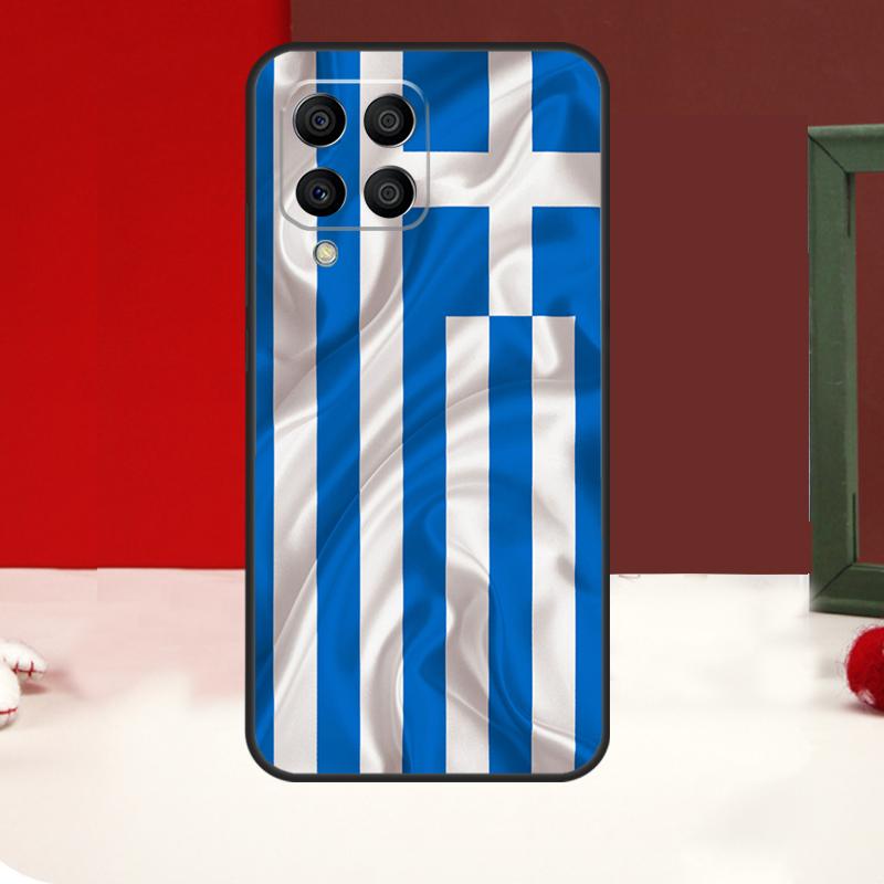 Greece Greek Flag Case For Samsung Galaxy M55 M35 M15 M56 M36 M16 M31 M21 M13 M33 M53 M12 M32 M52 M14 M34 M54