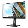 AOC Moniteur 24P2Q 60 cm (23,8 pouces) (DVI, HDMI, DisplayPort, hub USB, temps de réponse de 4 ms, 1920x1080, 75 Hz, pivot) noir
