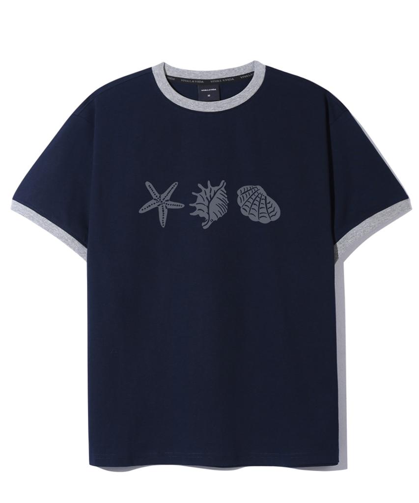 Bibalabida Conch Ringer Short Sleeve T-Shirt