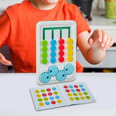 Slide Puzzle Toys Four Colors Game Logical Thinking Training Developmental Toy Montessori