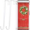 2pcs Front Door Hook Transparent Seamless Door Hanger Indoor and Outdoor Holiday Decoration Wreath Pendant Door Hooks