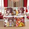 I-INUGAMI KORONE Cartoon Animation Personalized Picture Text Home Decorative Pillows Household Gifts 45x45cm