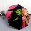 1PC Witch Princess  Automatic Umbrella - Suitable Travel Outdoor Portable Umbrella Birthday Gift Daily Essentials