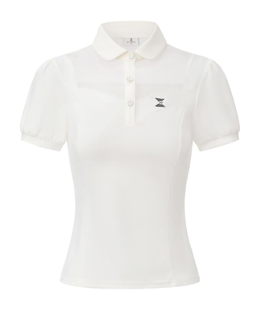 E.PARCA Ashley Puff Short Sleeve Top