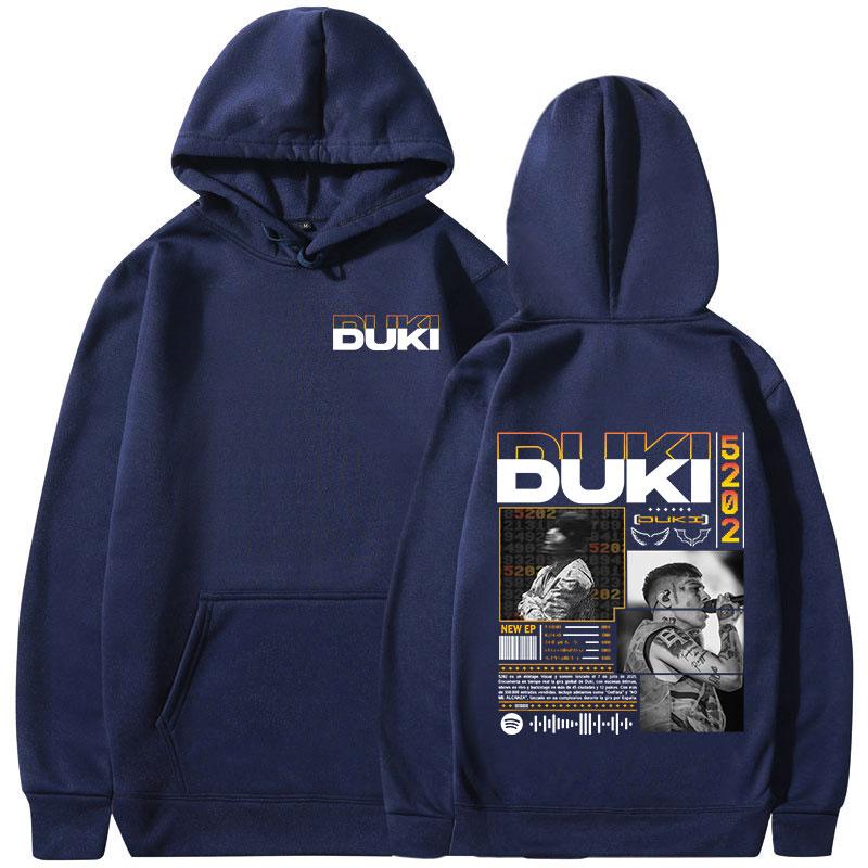 Rapper Duki Duki 5202 MIXTAPE 2025 Album Hoodies Men's Women Casual Oversized Sweatshirt Fashion Hip Hop Long Sleeve Pullovers