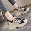 Dad Shoes Girl 2025 New Spring Shoes Show Feet Small and Lightweight Sneakers Thick Soles Increase the height of small people