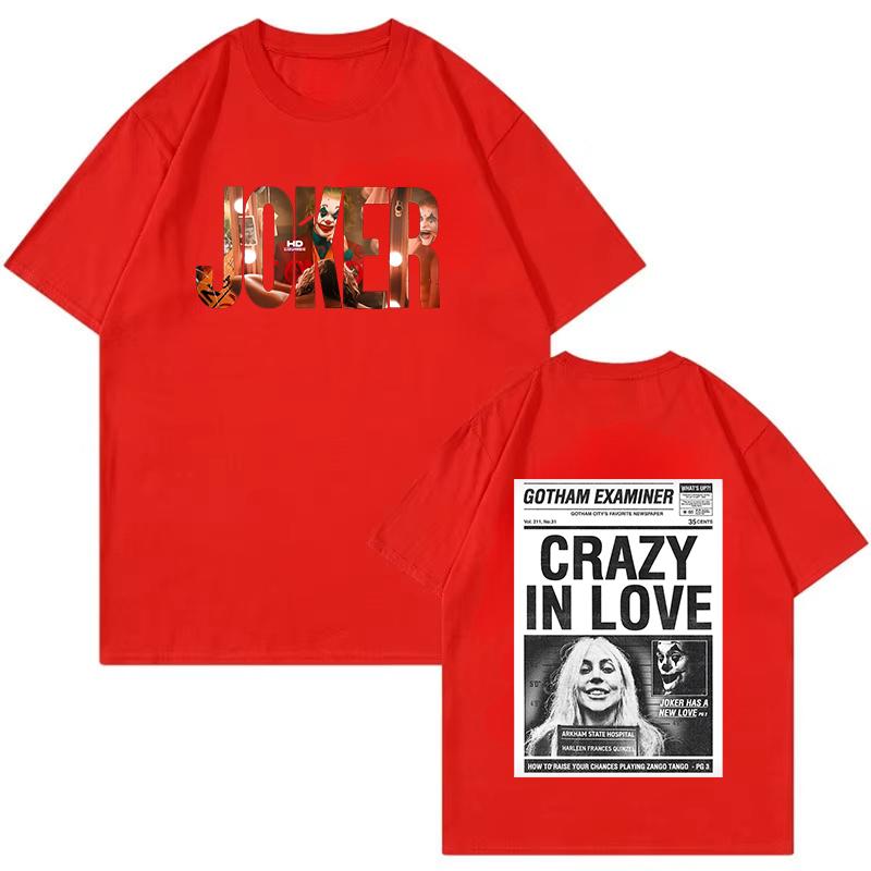 

Jokers Folie A Deux Хоакін Фенікс Графічна Бавовняна Футболка Унісекс Чоловіки Жінки Літня Футболка З Коротким Рукавом Дитяча Футболка Хлопчик Дівчинка Топи 4XL