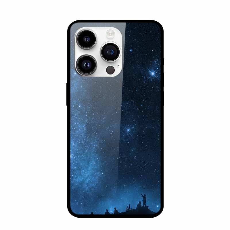 Tempered Glass Case For iPhone 15 Pro Max Hard Glass Back Cover For iPhone 15 Plus iPhone15 Phone Cases Bumper Colorful Shell