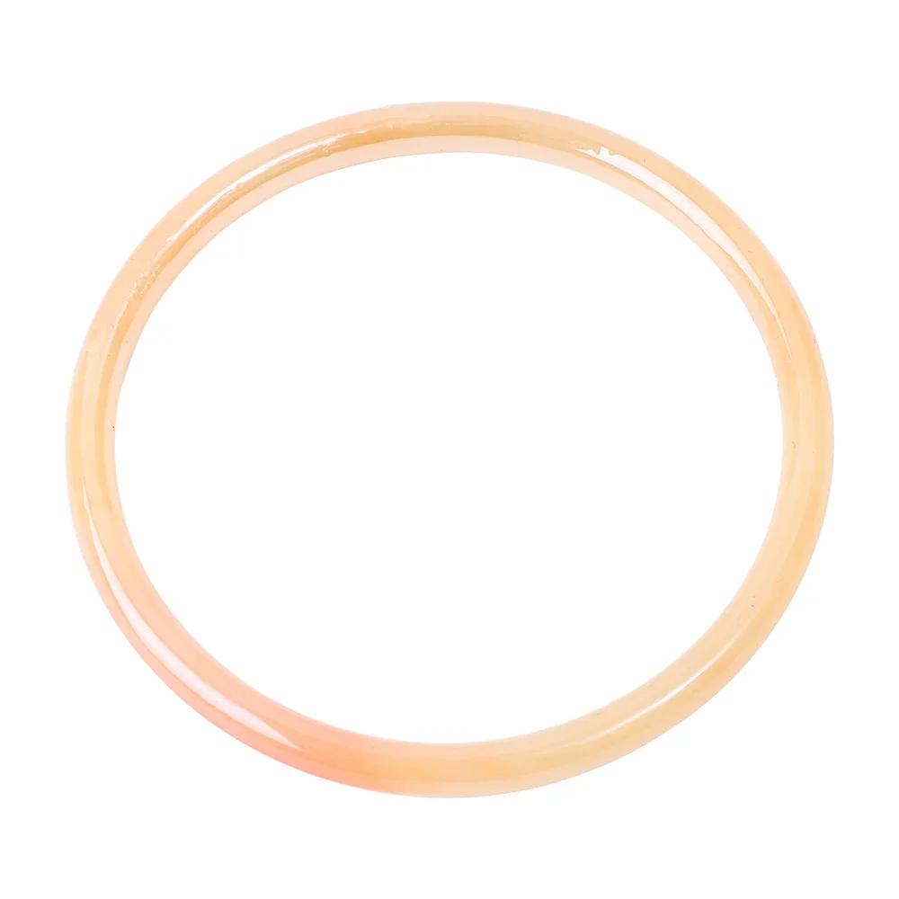 Trendy Glass Imitation Jade Bracelet Women Elegant Jingle Bangle Girl No Fading No Pungent Smell Fashion Bracelets Charm Jewelry