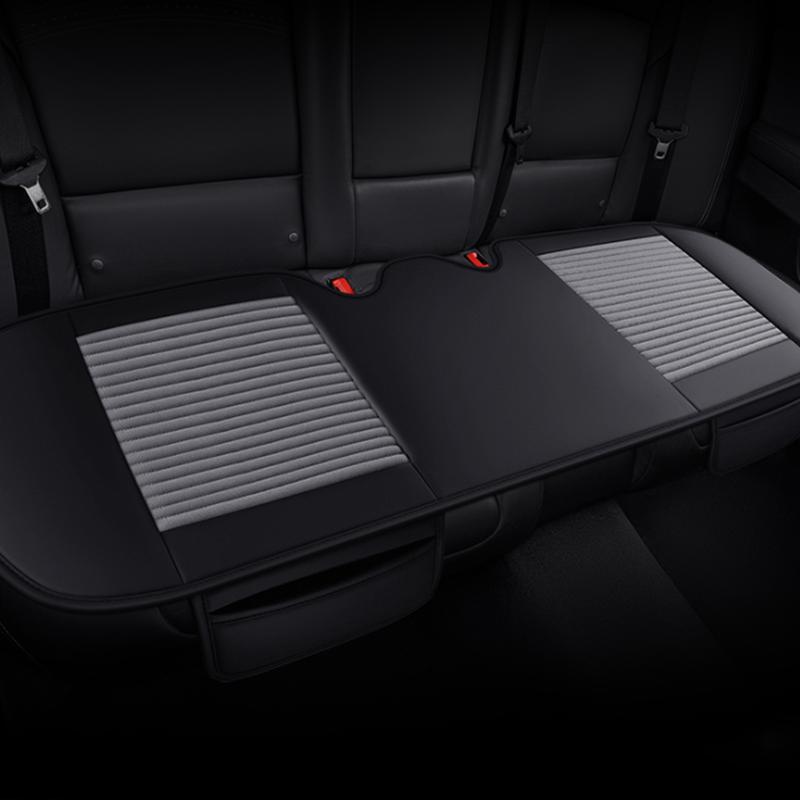 Pu Genuine Leather Auto Seat Case Universal Vehicle Seat Cushion Anti Slip Chair Protector Mat Waterproof Sweatproof Surface