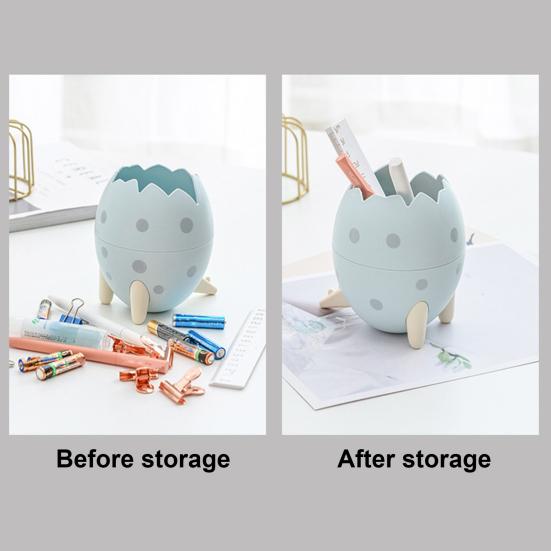 Egg Pen Holder Detachable Stationery Storage Box Practical Desk Organizer