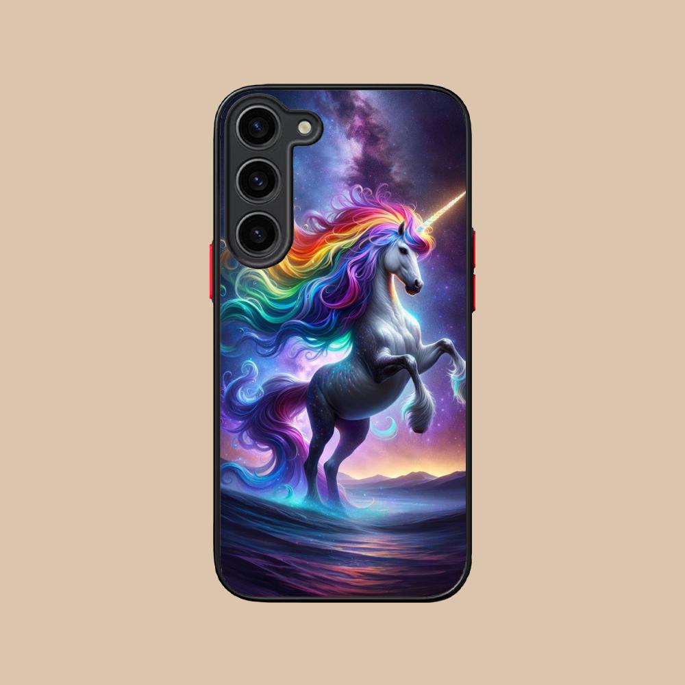 Fantasy Unicorn Mobile Phone Case for Samsung Galaxy S25 S24 S23 S22 S21 Plus FE Ultra Colorful Silicone Cover Cellphones Luxury