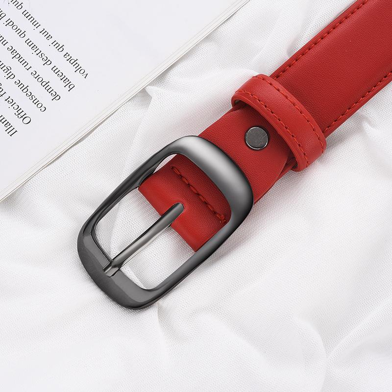 Ladies Belt Casual Vintage Pin Buckle Belt Schoolgirl Decorative Jeans Belt