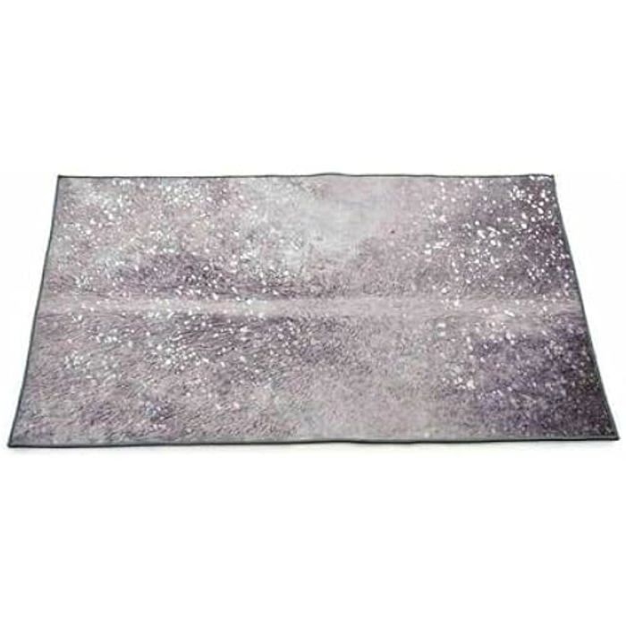 Tapis - GIFT DECOR - Blanc Gris - 190 x 133 cm - Rectangulaire - Moderne