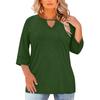 Women's Fashionable Short Sleeve Elegant Commuting And Casual Top