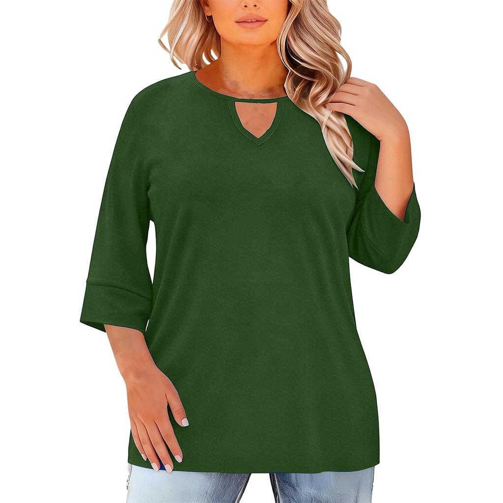 Women's Fashionable Short Sleeve Elegant Commuting And Casual Top