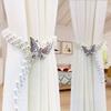Elastic Pearls Curtain Holdbacks Creative Window Curtain Tie Belts Home Decor