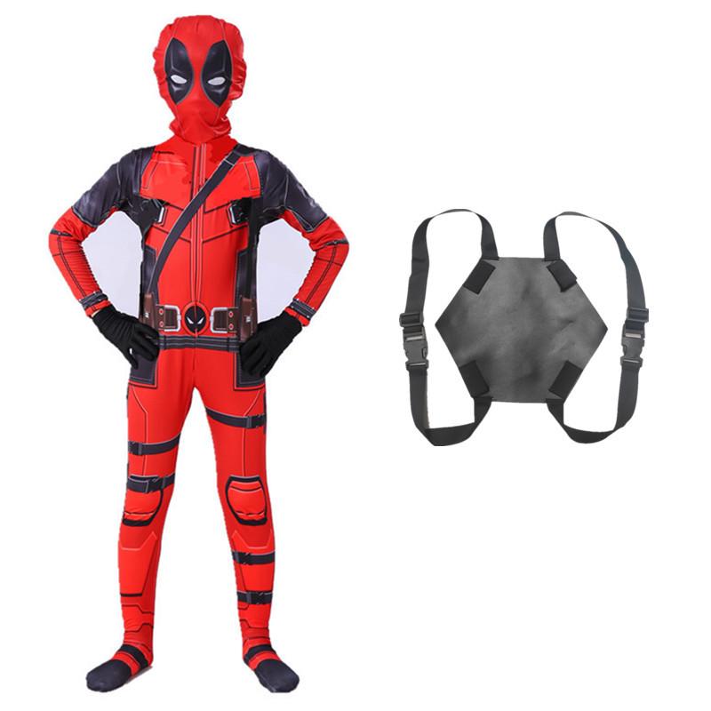 Deadpool One-Piece Halloween Costume for Kids and Adults