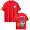 Loose Cotton Tshirts Fan Gifts Singer Alejandro Sanzs Y AHORA QUÉ TOUR 2026 Album Print Tshirt Unisex Women Hiphop Tshirts