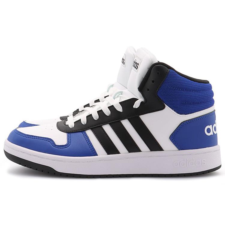 Adidas Hoops 2.0 Mid 'White Blue Black' G55053