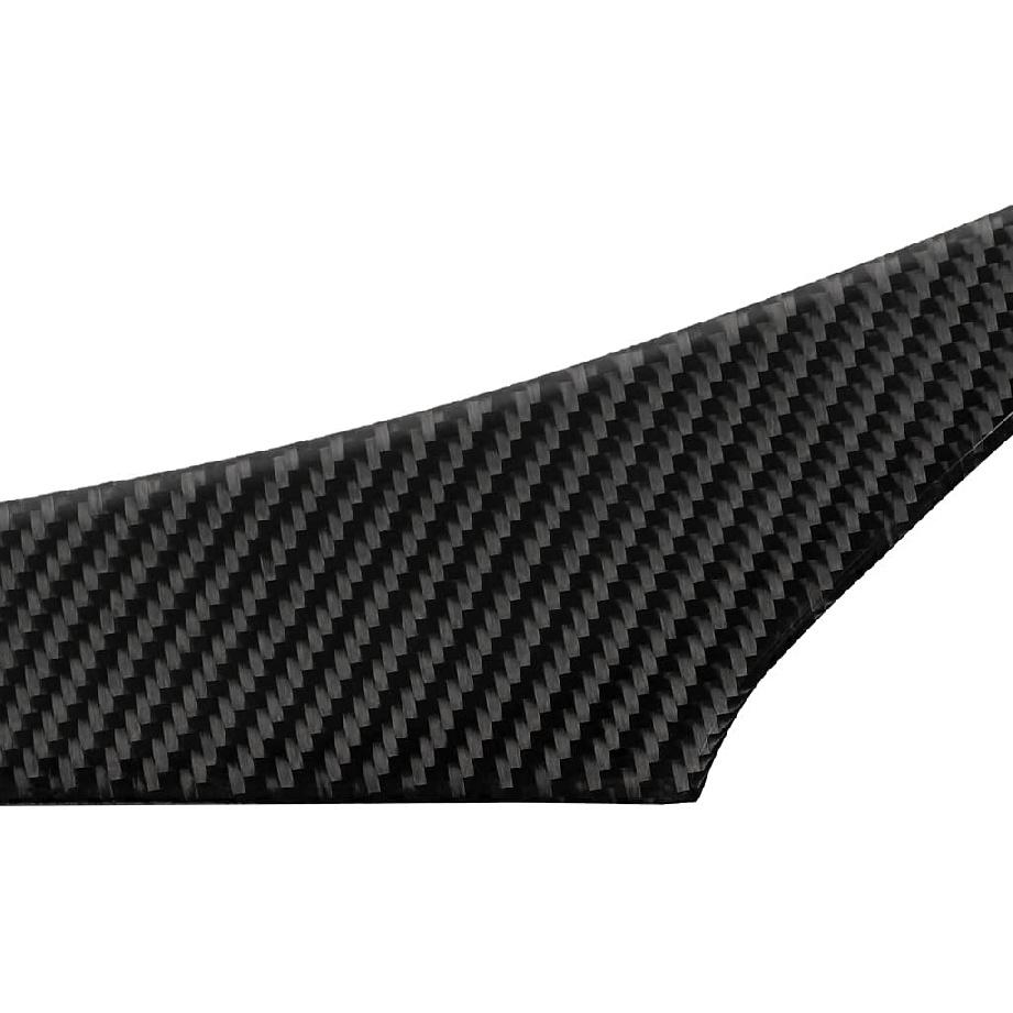 Schutzaufkleber Seitenverkleidung Mittelkonsole 2 Stück Premium-Aufkleber Echte Kohlefaser-Zubehör Kompatibel mit Lexus IS250 2014 2015/IS200t