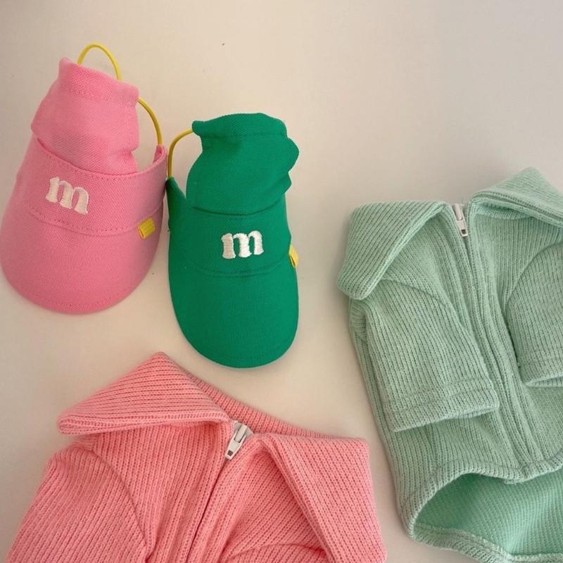 Embroidery Pet Sun Hat For Dog Cats With Adjustable Belt Breathable Headwear Sunproof Hat Pet Fashion Accessory