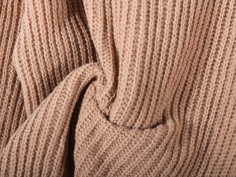 Autumn and Winter Women's Loose and Simple Sweater Round Neck Street Knitted Pullover Sweater for Women 3567 KTB