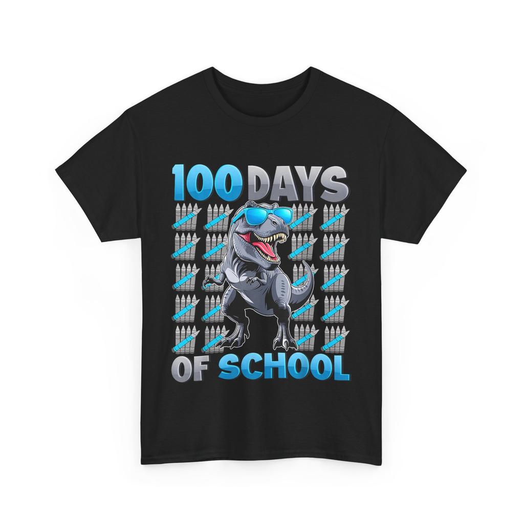 Happy 100 Days Of School Trex 100th Day of Schoo Kids Boys T-shirt