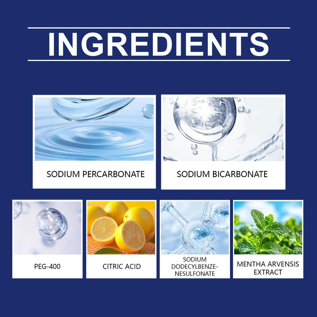 Curățător Multifuncțional, Pentru Îndepărtarea Petelelor de Apă din Bucătărie și Baie, și Curățător Casnic,120ml+10g,