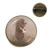 Broche de Ouriço Vintage Alfinetes de Animais Fofos Broches de Joias da Moda Broche de Gola Banhado a Bronze Antigo Para Mulheres Homens Presente