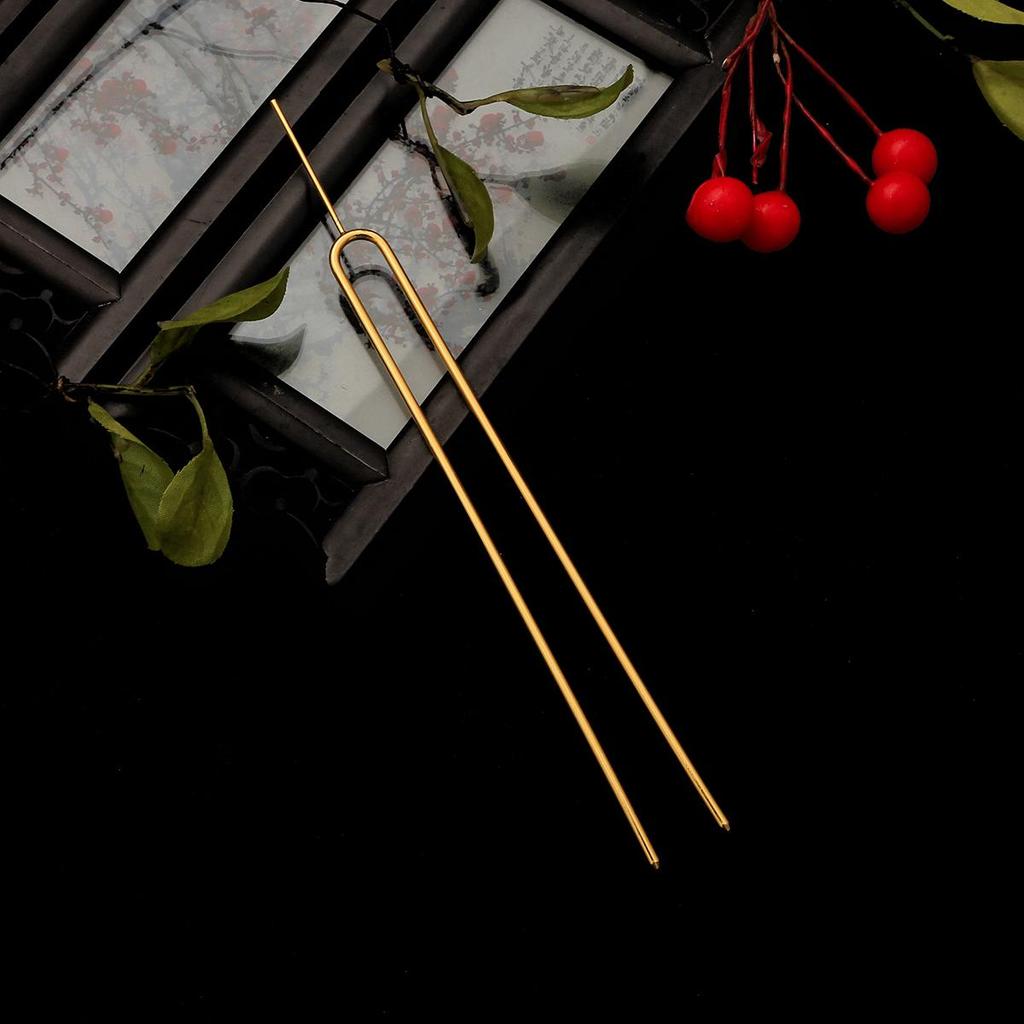 Metal Hairpin Base DIY Material for Crafting Hair Jewelry Accessories