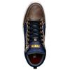 Edwin Waterproof Walking PU Size Men's Shoes, 3E, Lightweight, Shock-Absorbing Sole, Comfortable, Mid-Cut, High-Cut, Leather, Lace-Up, Denim, 26.5