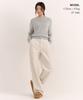 MUSINSA STANDARD WOMAN 11W Corduroy Wide Carpenter Pants [Cream]