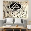 Linkin Park Tapestry for Bedroom Aesthetic Classroom Tapestries Wall Hanging for Living Room Dorm Office,Ideal Creative Gift