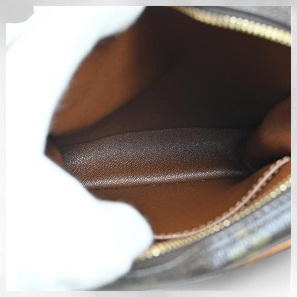 Auth LOUIS VUITTON Monogram Danube Shoulder Bag Brown M45266 lv1125jh Used