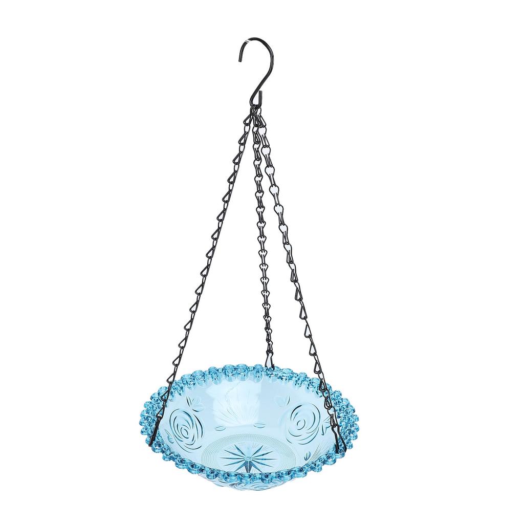 Solar Bird Bath Fountain for Outdoor Plastic Hanging Solar Powered Hummingbird Water Fountain for