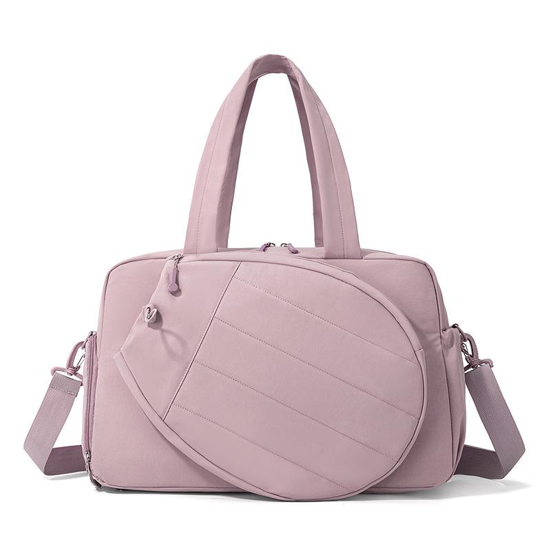 

Trendy Portable Tennis & Badminton Tote Bag - Soft Cloth Sport & Fitness Handbag розовый