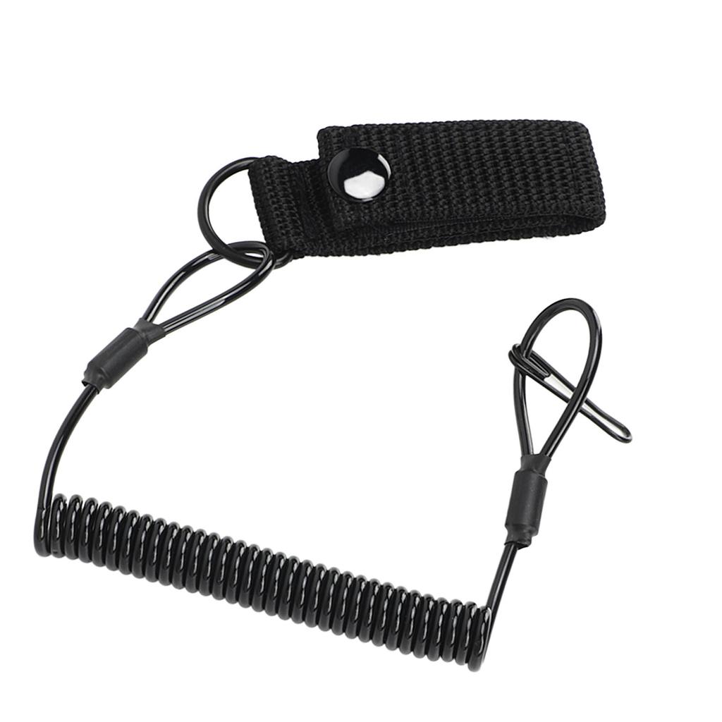 Cordão de Segurança de Mola para Ferramenta de Disparo Anti-Perda Resistente a Cortes Nylon Cordão de Câmera Corda para Acessórios de Caça ao Ar Livre