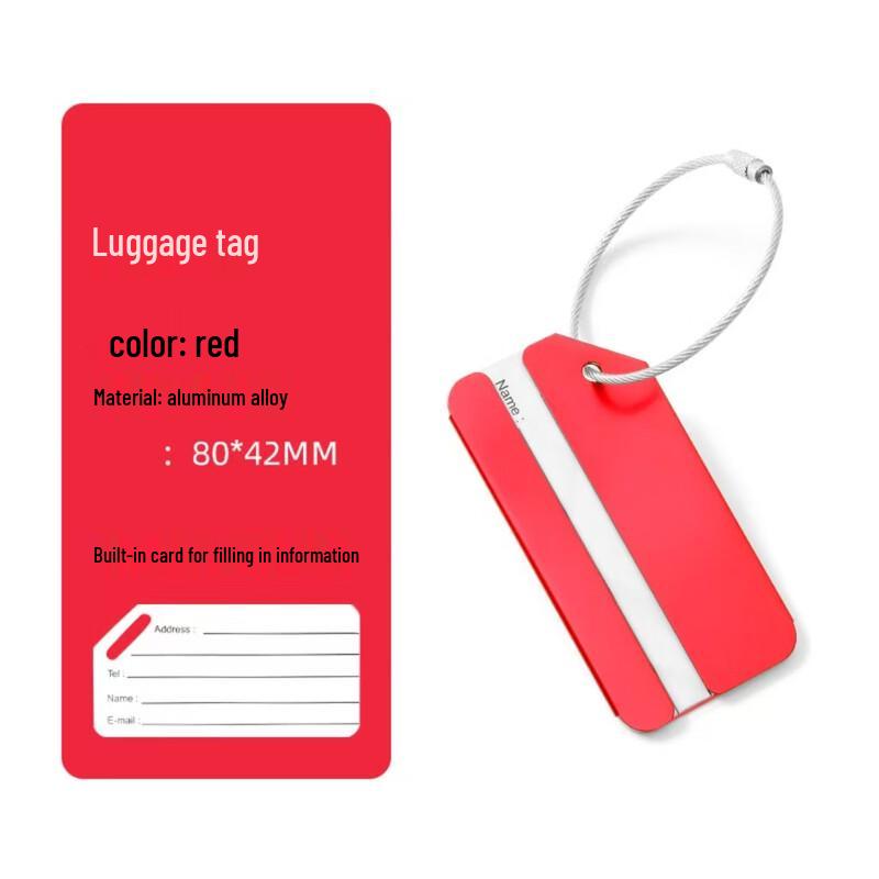 

Oein Aluminum Alloy Luggage Tag One Size