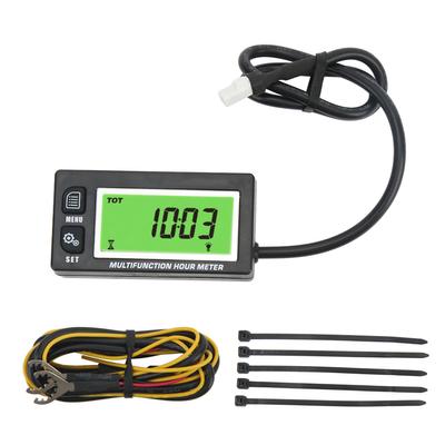 0?Contagiri digitale 25000 giri/min 0?Contatore ore 999999H Display LCD IP65 Impermeabile Universale per
