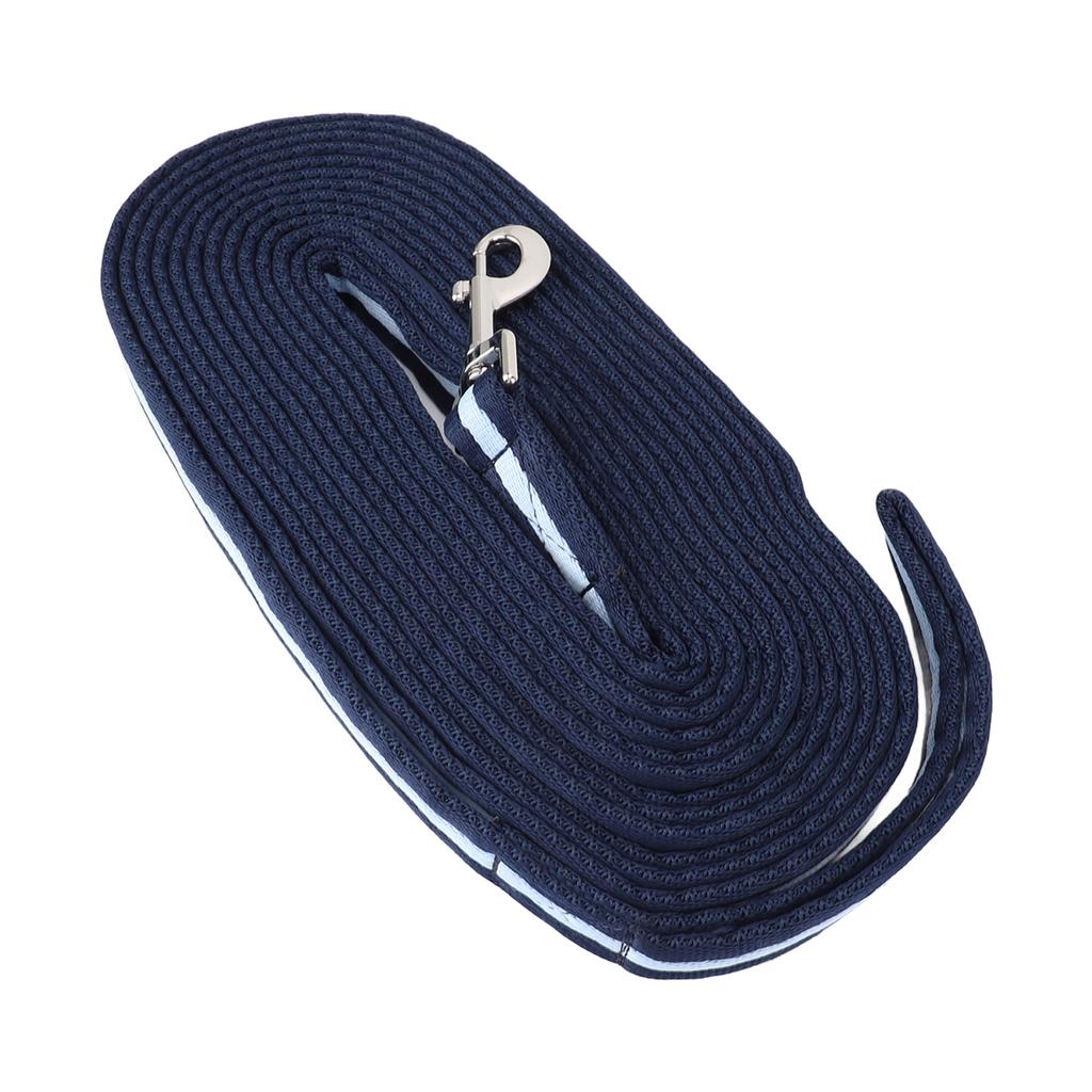 Horse Training Rope Navy Blue 26.2ft Polyester Stainless Steel Horse Rein for Horse ing Riding
