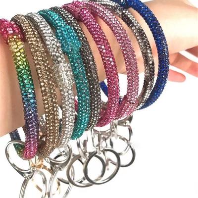 Strass Schlüsselanhänger Glitzernder Schlüsselanhänger Diamant Kristall Schlüsselring Rucksack Taschen Schlüsselanhänger Anhänger Geburtstagsfeiertagsgeschenk