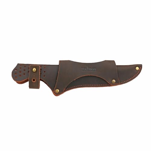 

TOURBON Knife Sheath Leather Holder for Petty Knife, Camping, Fishing, Airsoft