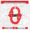 Double Ring Butterfly Buckle Chain Adjuster for Lifting Slings