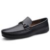 Fashion New Arrival Mens Leather Loafers Non Slip Walking Flats Breathable Outdoor Slip On Casual Shoes Male Work Office Driving Shoes
