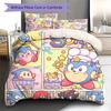 Hedgehog Sonic Pattern Bedding Quilt Set Quilt Cover Pillowcase Home Decoration Birthday Gift (1 * Duvet Cover + 2 * Pillowcase, Without Core)