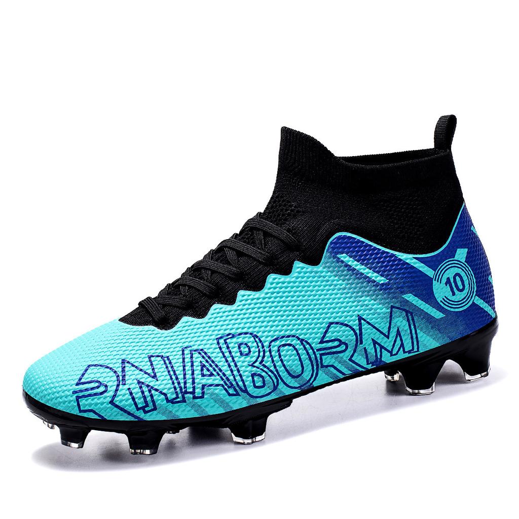 Übergröße neue Fußballschuhe Herren- und Damen-Außenhandel High-Top-Sneaker lange gebrochene Stollen Jugend-Trainings-Sneaker