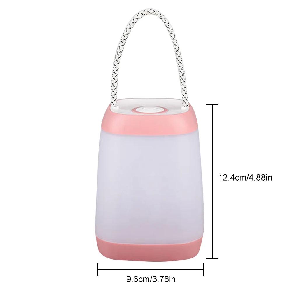 LED Portable Tent Light USB Rechargeable Emergency Light 3 Modes Remote Control for Christmas Trees Yard Decorations