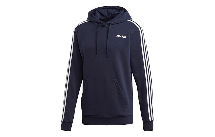 Adidas Essential Sweatshirts Men s Blue Hooded Moderate Regular DU0499 S